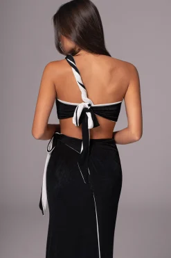 JLUXLABEL White/Black Venus Reversible Skirt Set